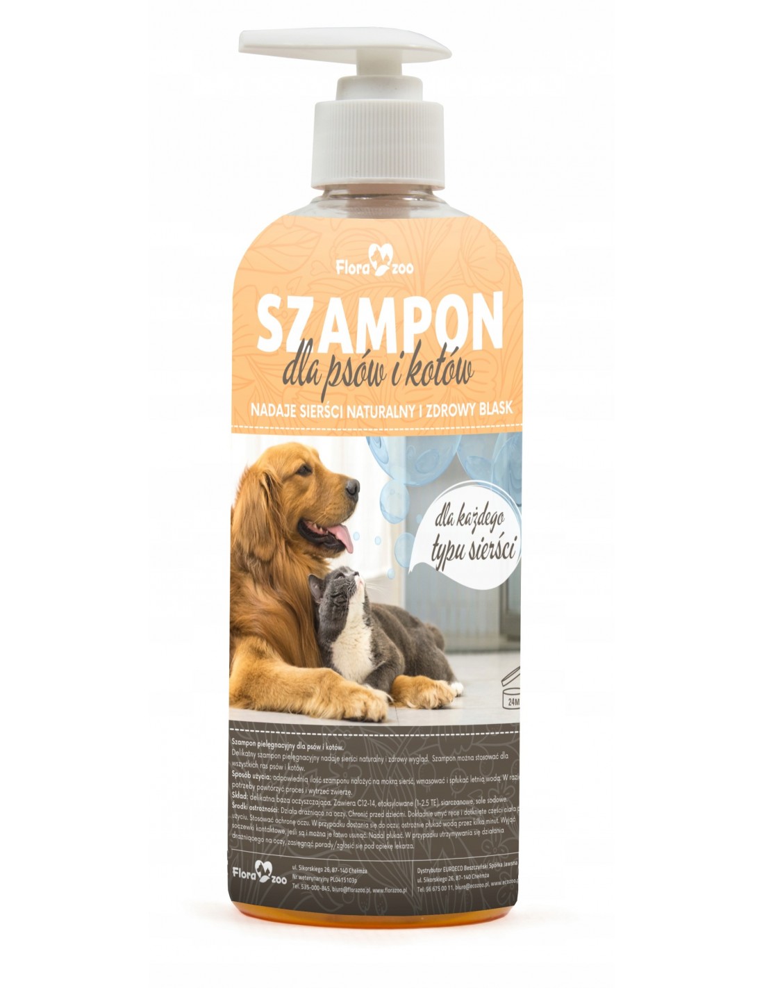 szampon dla zwierząt sklad