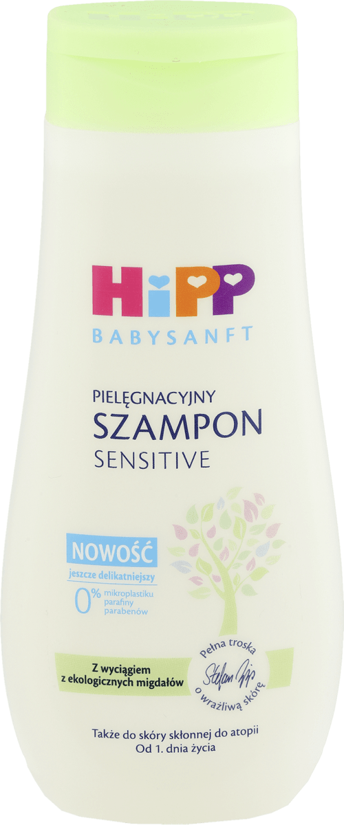 hipp babysanft szampon pielęgnacyjny dla niemowląt od urodzenia